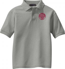 Port Authority Youth & Adult Silk Touch Polo, Cool Grey
